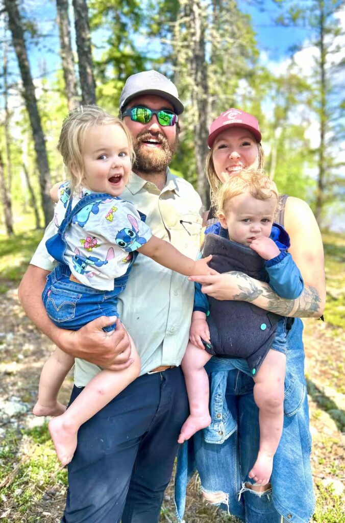 The Jeaurond family - Zac and Bre with Lili and JP.
